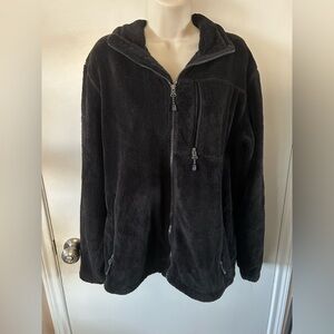 Free Country Black Fleece Jacket S